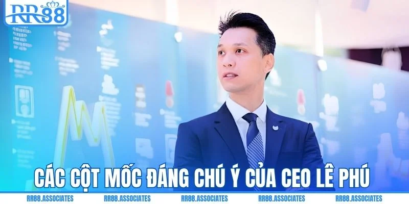 Các cột mốc đáng chú ý của CEO Lê Phú 